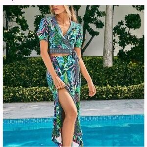 Lilly Pulitzer Sailynn Maxi Set: Crop Top, Maxi Skirt- Size Small